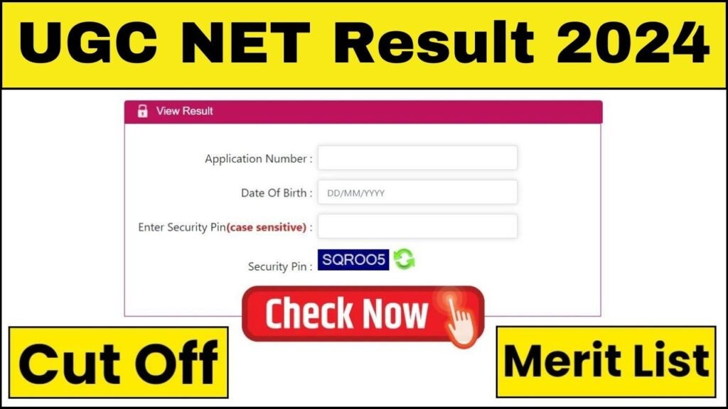 UGC NET Result 2024